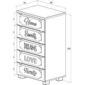 Комод ДримСтар ДС-11