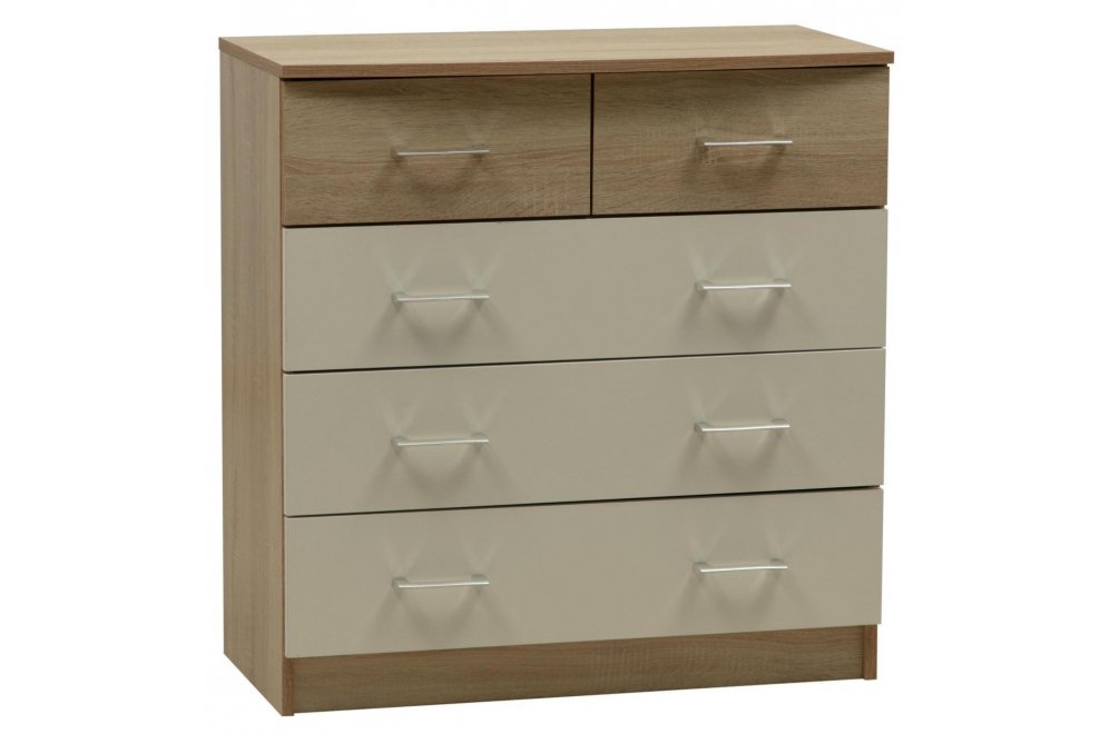 Комод Дуэт-12 дуб сонома / белый