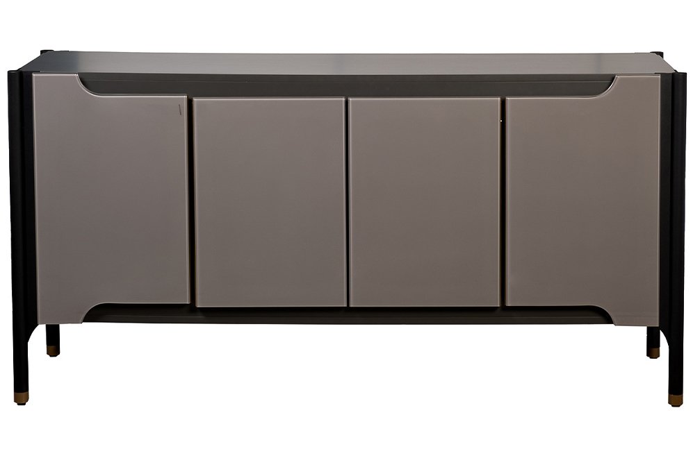 Комод Джималди черный / хром