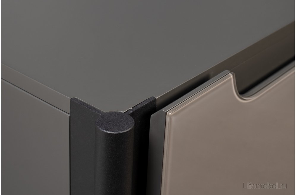 Комод Джималди черный / хром