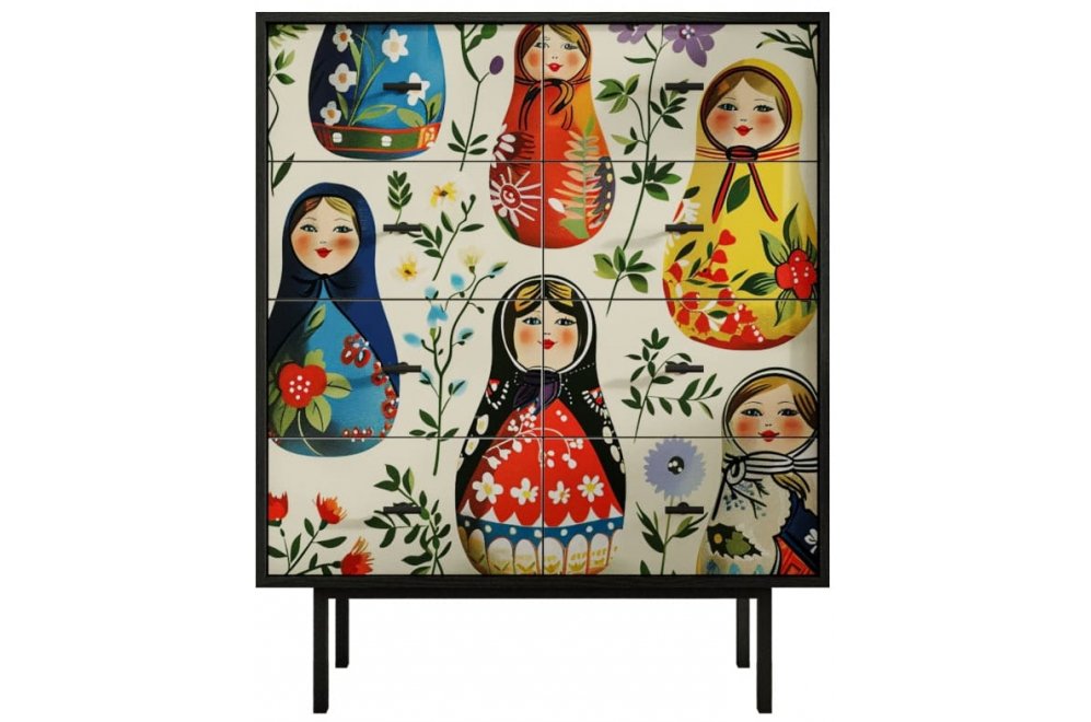 Комод Эмерсон (Emerson) EM20/Art04 черный