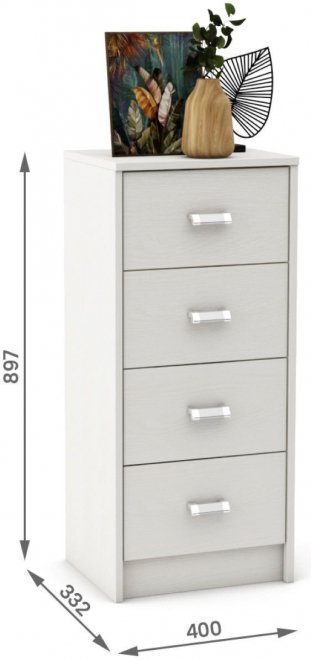 Комод Имидж-404 белый