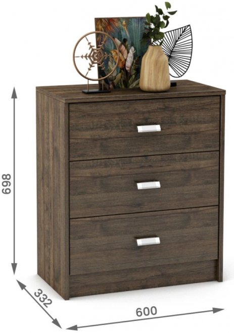 Комод Имидж-603 дуб апрель темный