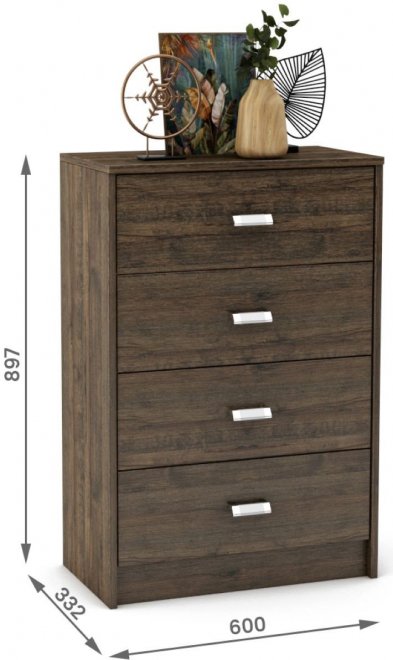 Комод Имидж-604 дуб апрель темный