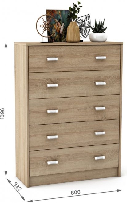 Комод Имидж-805 дуб сонома