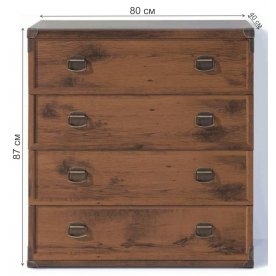 Комод Индиана JКОМ 4s 80
