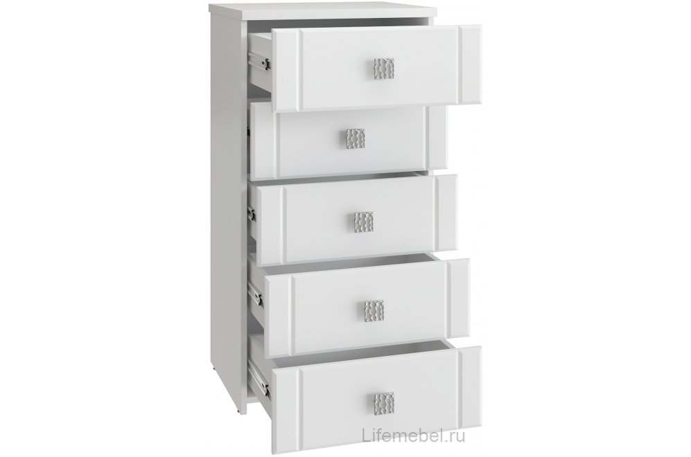 Комод Изабель ИЗ-51К белое дерево