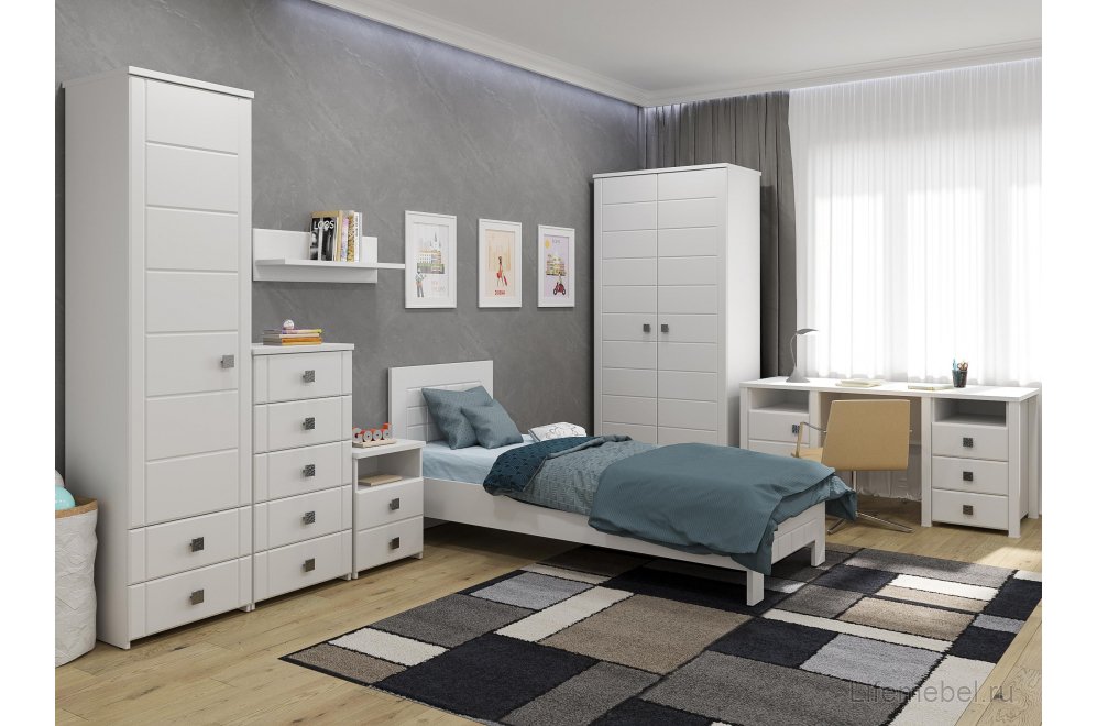 Комод Изабель ИЗ-51К белое дерево