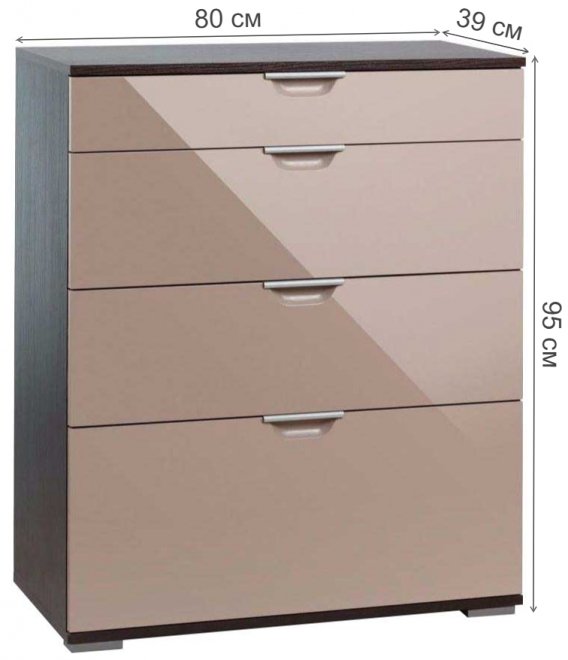 Комод Кадмос венге / мокко