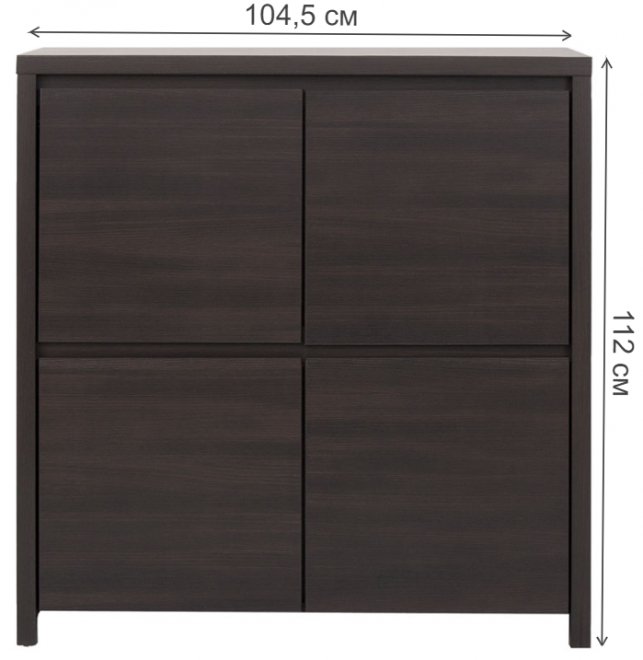 Комод Каспиан КОМ4D венге