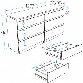 Комод Кастор
