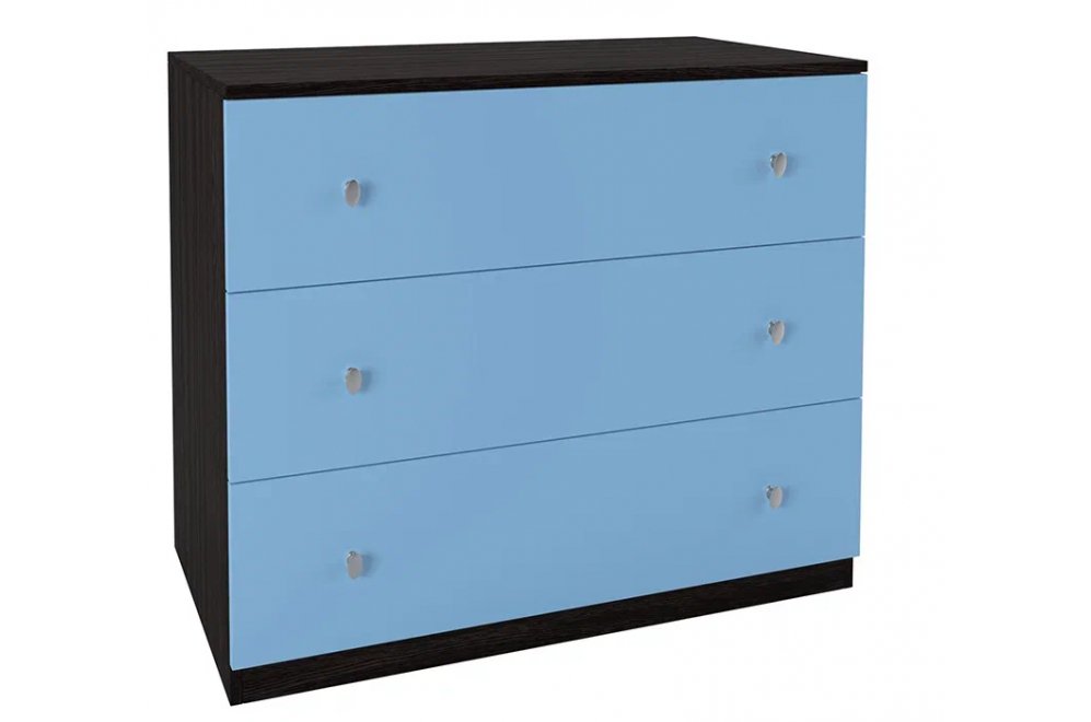 Комод Эстель венге / голубой
