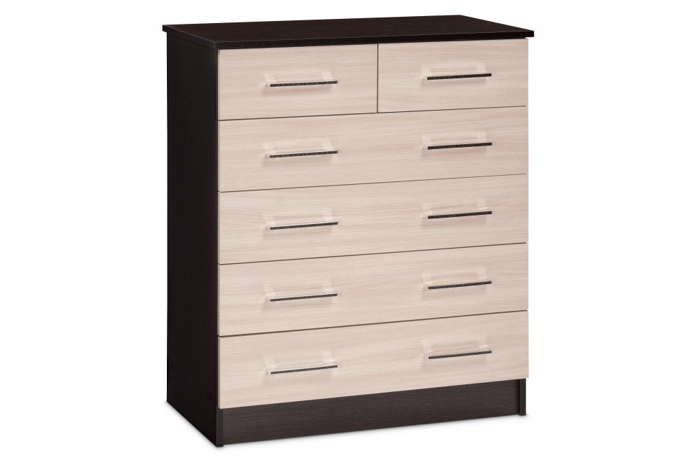 Комод Катрин 5 венге / дуб молочный