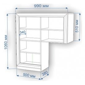 Комод Нобиле КП100 ККр ЛЕВ
