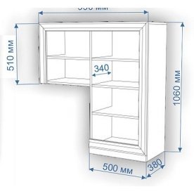 Комод Нобиле КП100 ШК ПРАВ