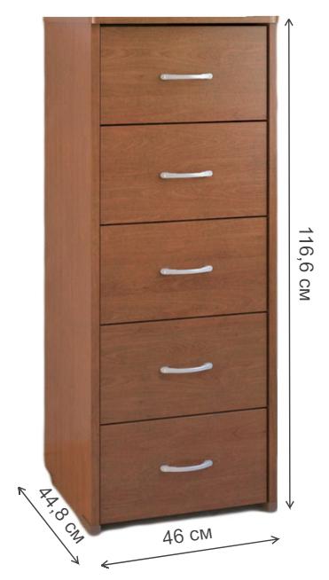 Комод КВ-51 вишня