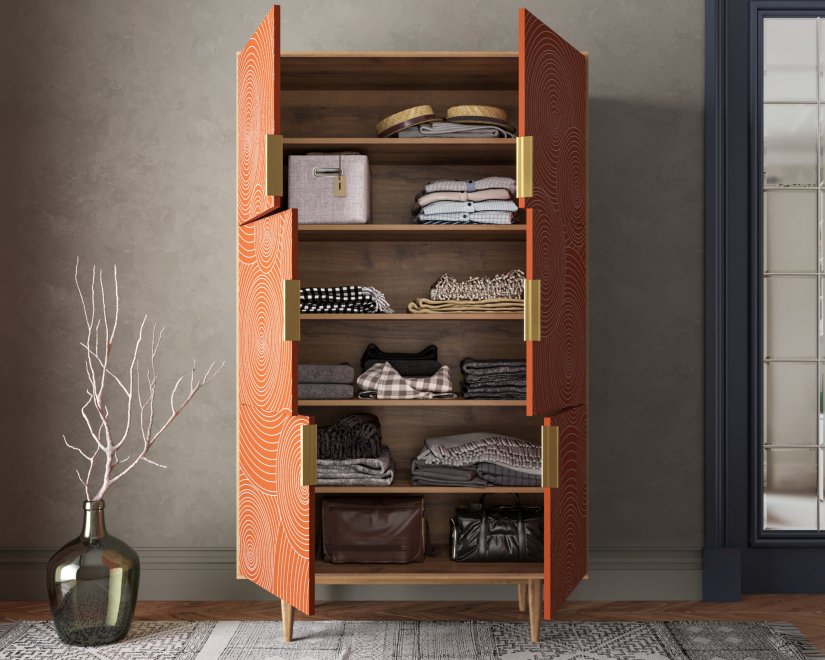 Комод Лайн (Line) R20/red красный