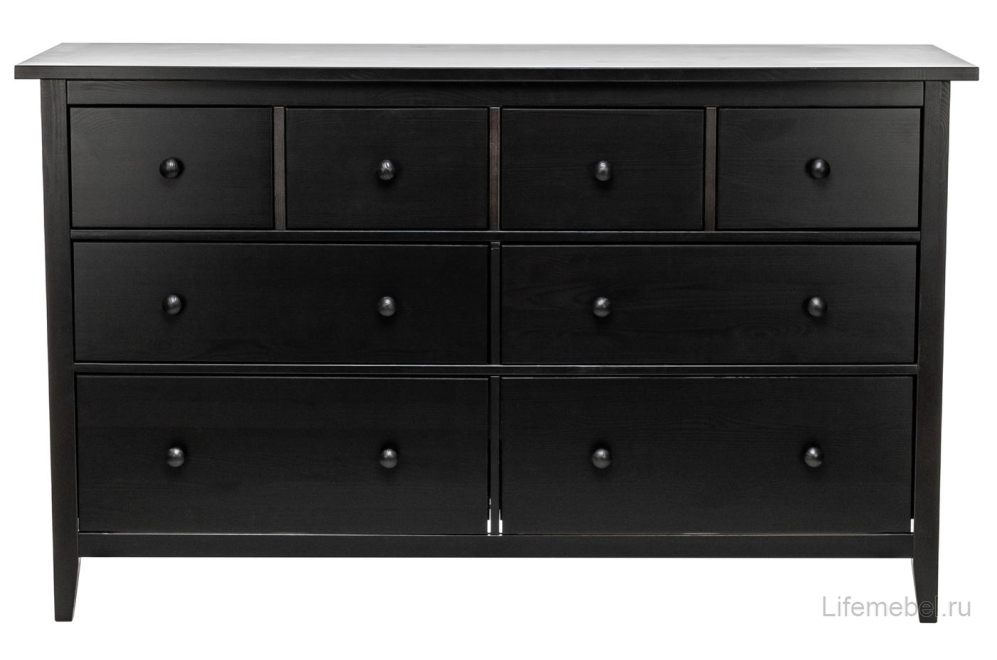 Комод Leset Мира 08 черный
