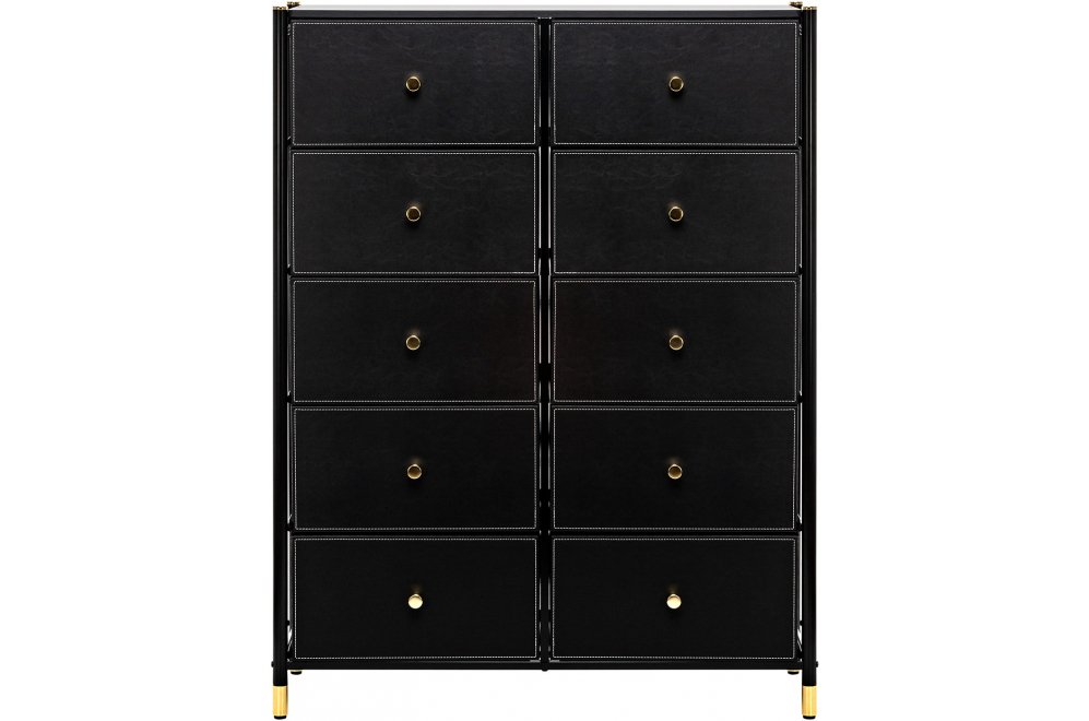 Комод Leset Нирита / Хайди 10 черный