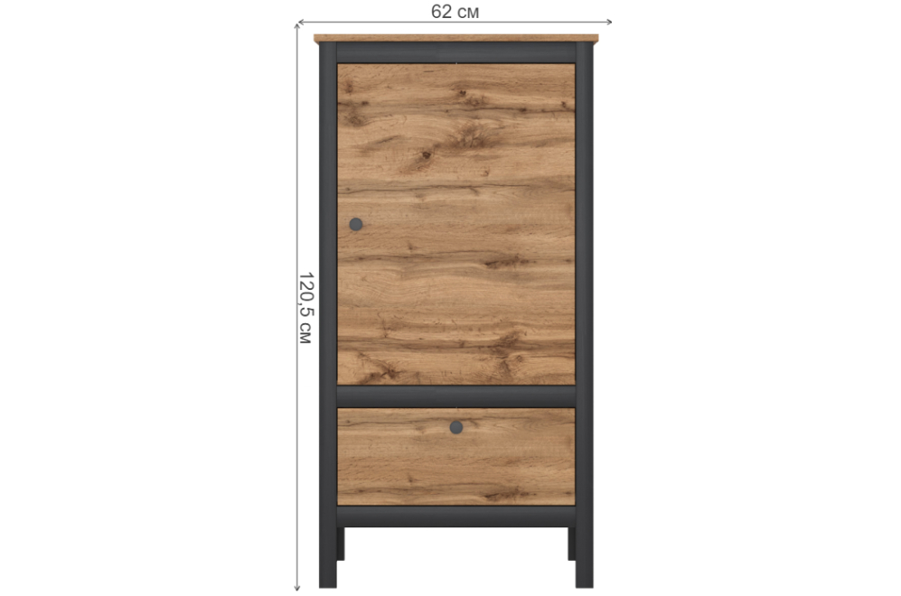 Комод Loft REG1D1S/60 дуб вотан