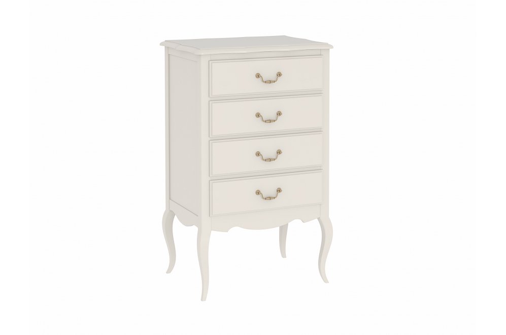 Комод Малонн Ави белый 4 ящика