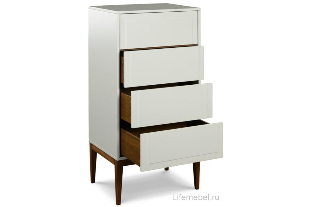 Комод Marbella MDI.CHD.MRB.54 шпон ореха / матовый лак RAL9002