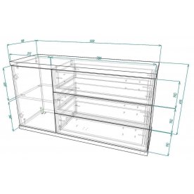 Комод Мебелайн-17