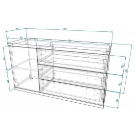 Комод Мебелайн-17