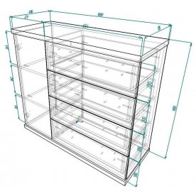 Комод Мебелайн-7