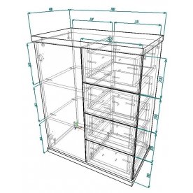 Комод Мебелайн-9