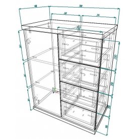 Комод Мебелайн-9