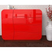 итальянский орех / красный глянец