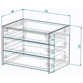 Комод Мебелеф-69