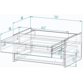 Комод Мебелеф-70