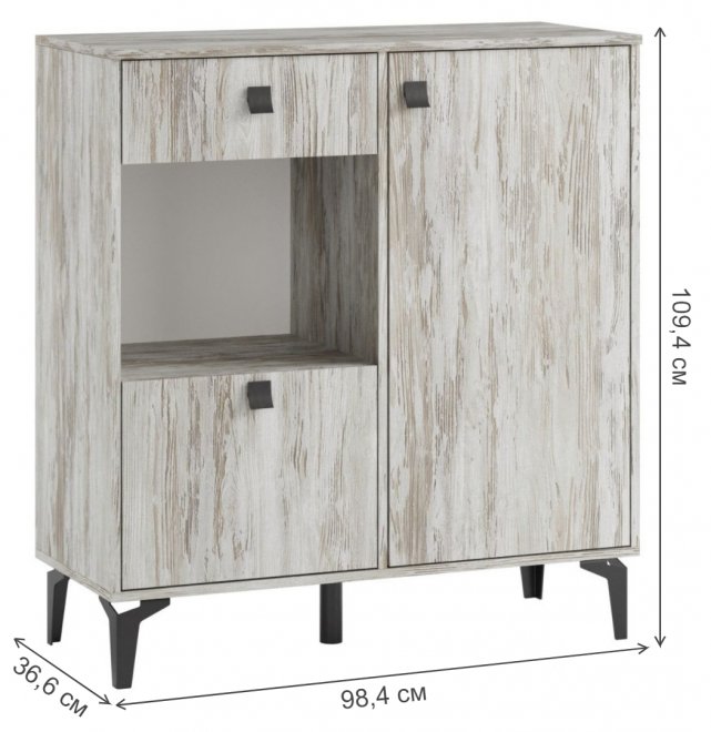 Комод Милан артвуд темный