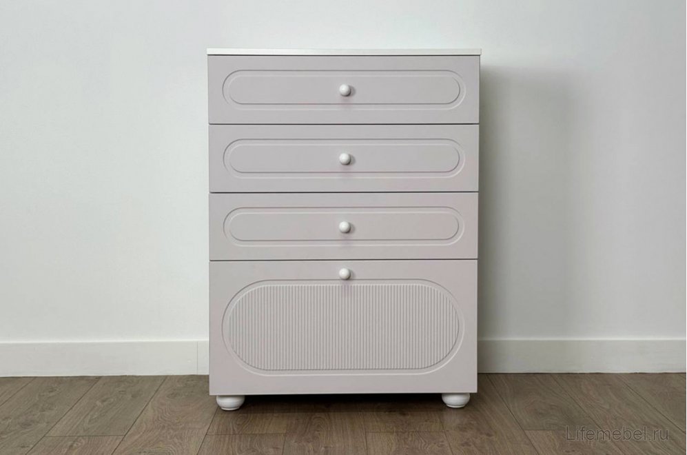 Комод Милана белое дерево / сакура