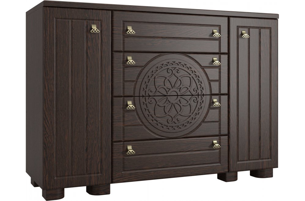 Комод Монблан МБ-36К венге / орех шоколадный