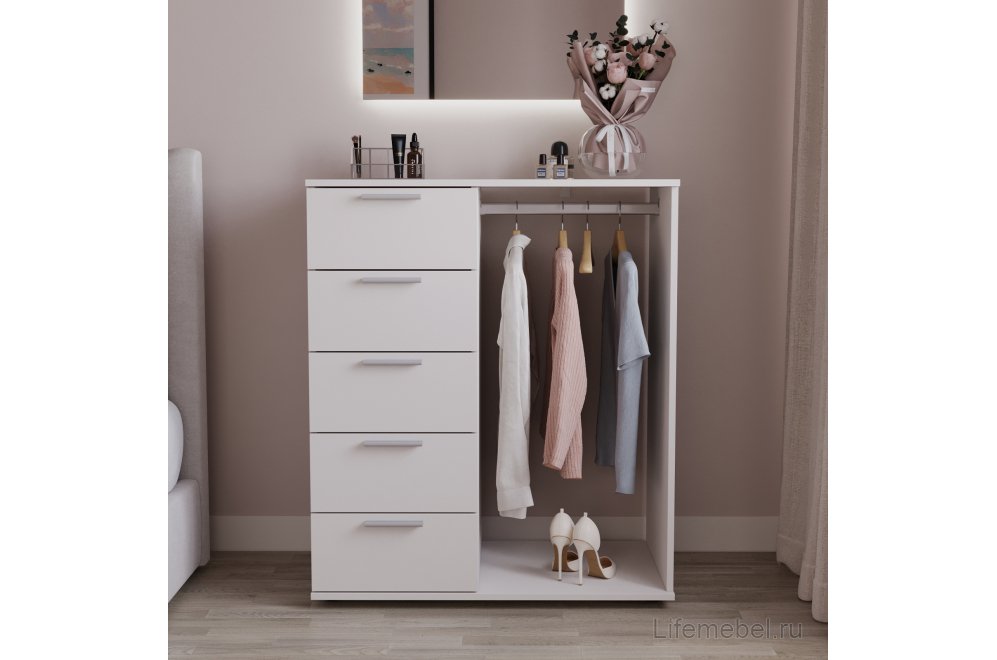 Комод Николь лдсп белый