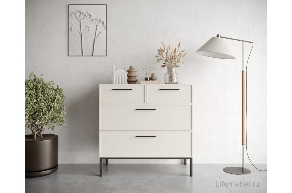 Комод Николь (Nicole) NR22 Белый