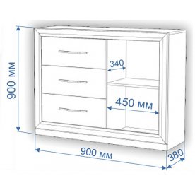 Комод Нобиле Км-120/38 ФГ ШК