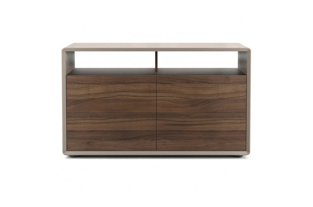 Комод Olimar ореха / бежевый матовый