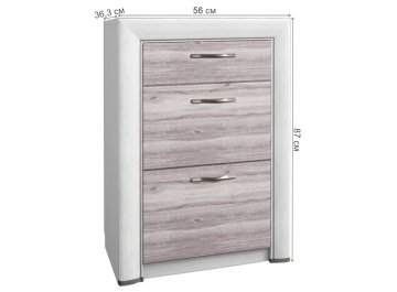 Комод Olivia 3S/56