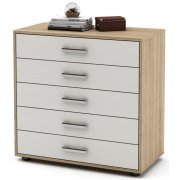 дуб сонома / белый