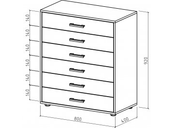 Комод Остин-8