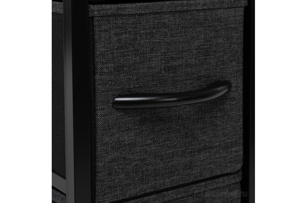 Комод-пенал Leset Ноа черный