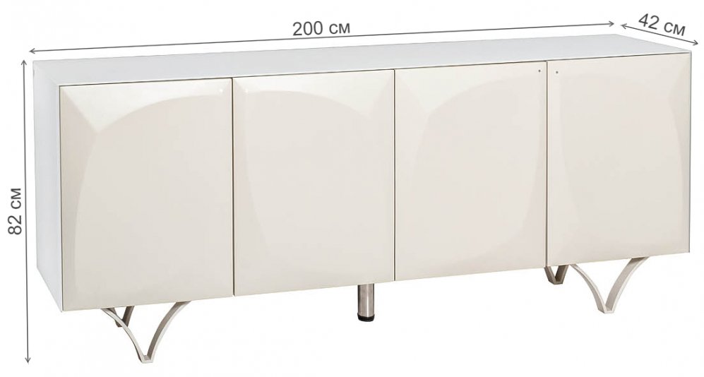 Комод Quadro 58DB-CH15873