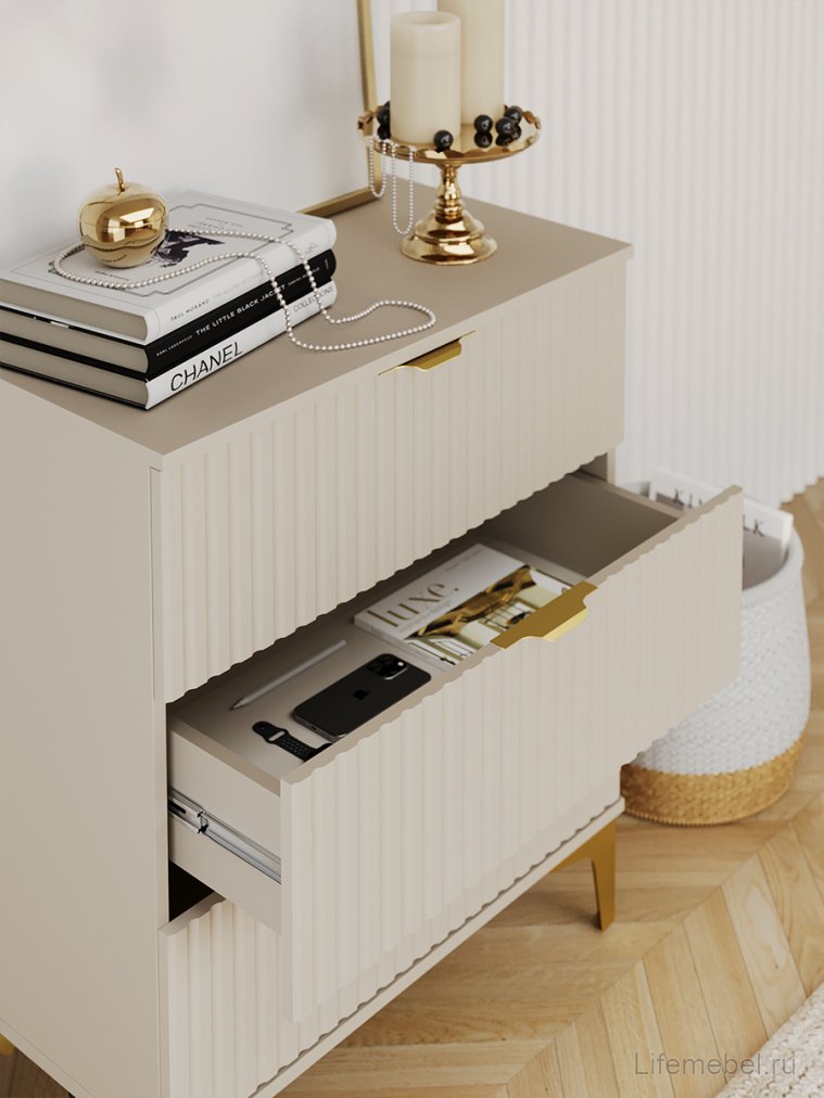 Комод ridberg andre 3Я кашемир / золото