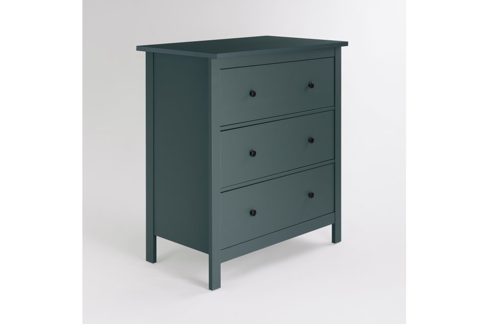 Комод Сага 3 ящика бирюзовый