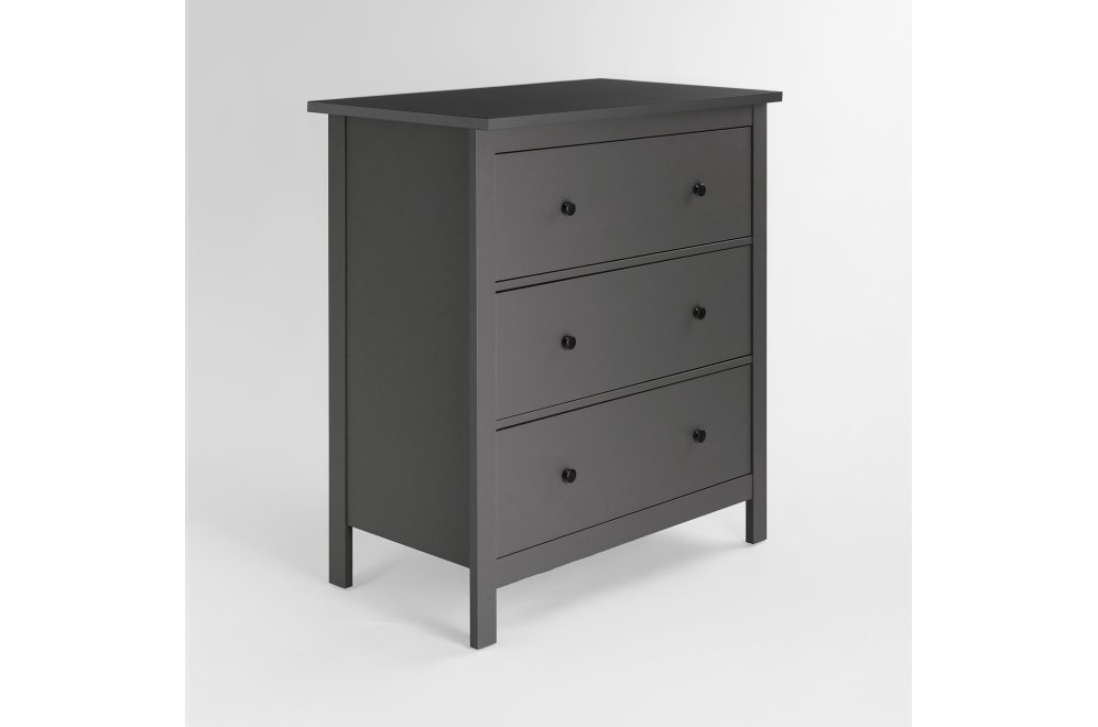 Комод Сага 3 ящика серый
