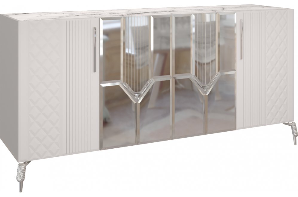 Комод Савелья кашемир / серебро